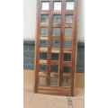 Latest design wooden doors wood door pictures yellow color panel door in alibaba